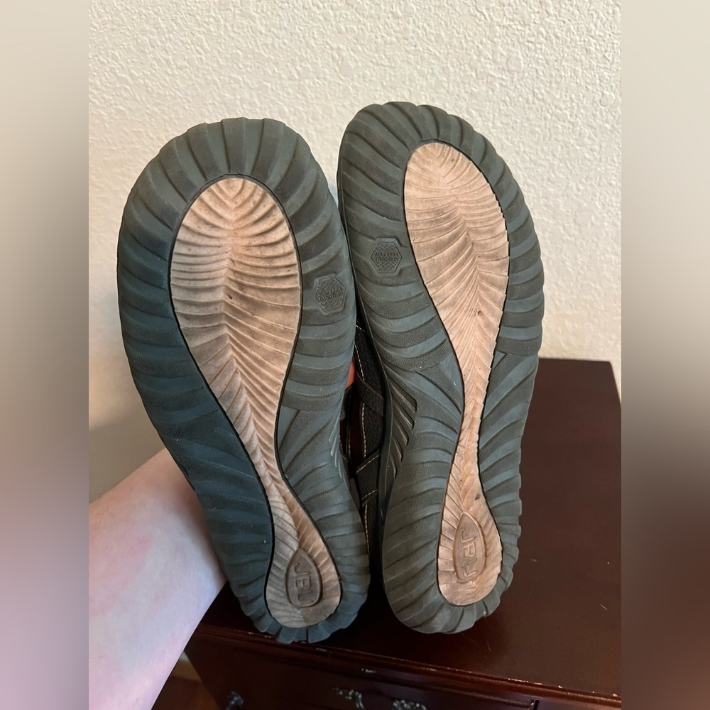 JBU Memory Foam Purple Sandals Size 8.5 - Picture 6 of 10